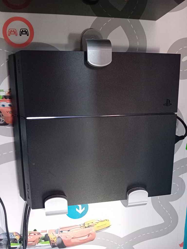 Support mural pour console PS4 - Trous de 5 mm et 6 mm