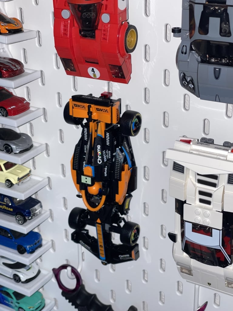 Support mural pour LEGO McLaren F1 (76919) sur IKEA Skadis