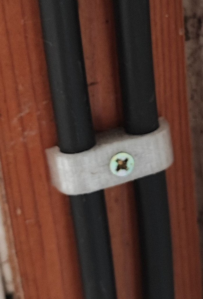 Support de câble de 11 mm : montage simple et double