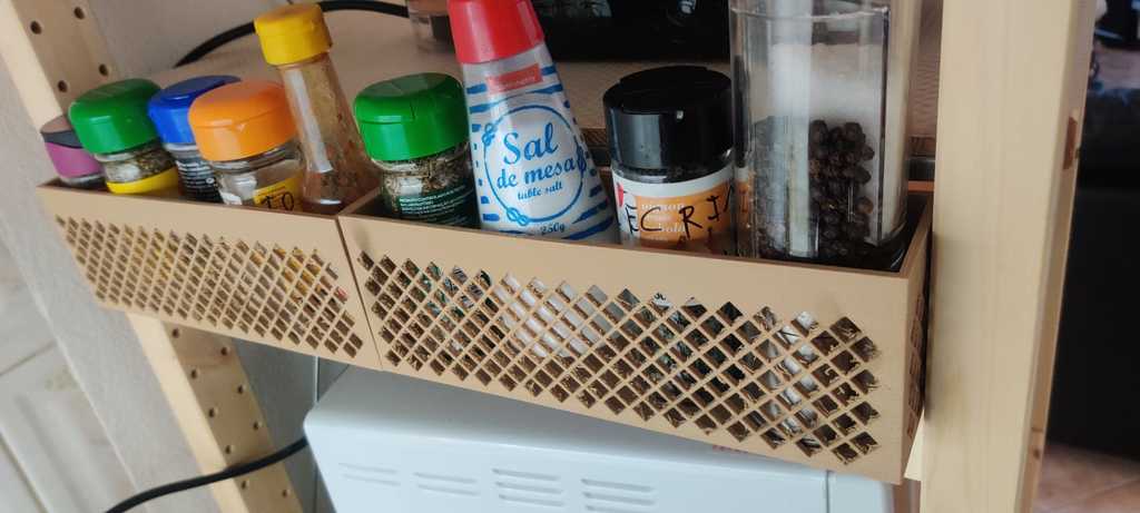 Porte-épices pour étagère IKEA IVAR 50 cm
