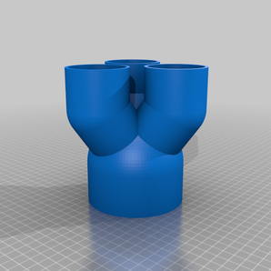 Adaptateur PVC efficace de 4 à 2 pouces pour dépoussiérage