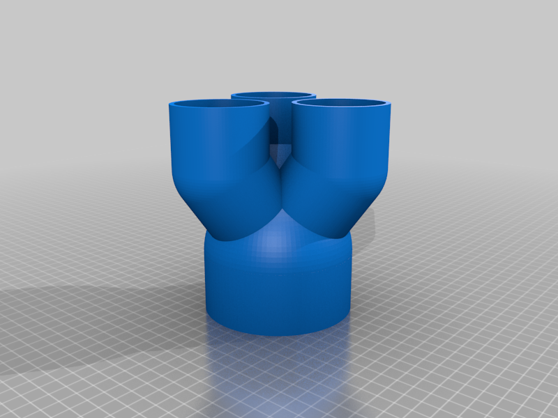 Adaptateur PVC efficace de 4 à 2 pouces pour dépoussiérage