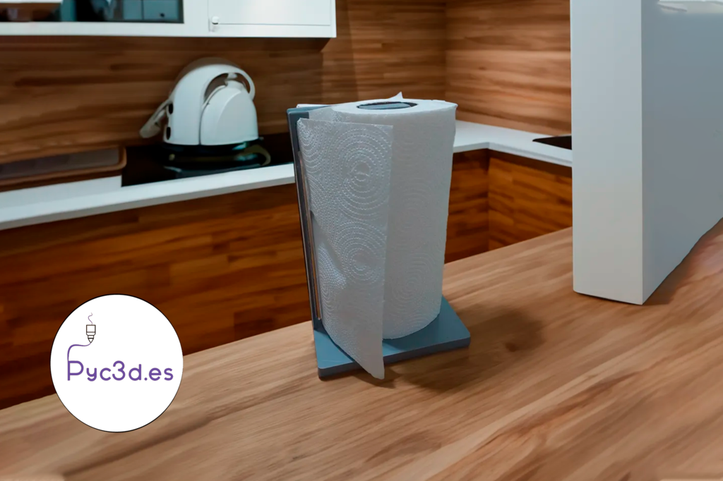 Porte-essuie-tout avec commande à une main et design moderne