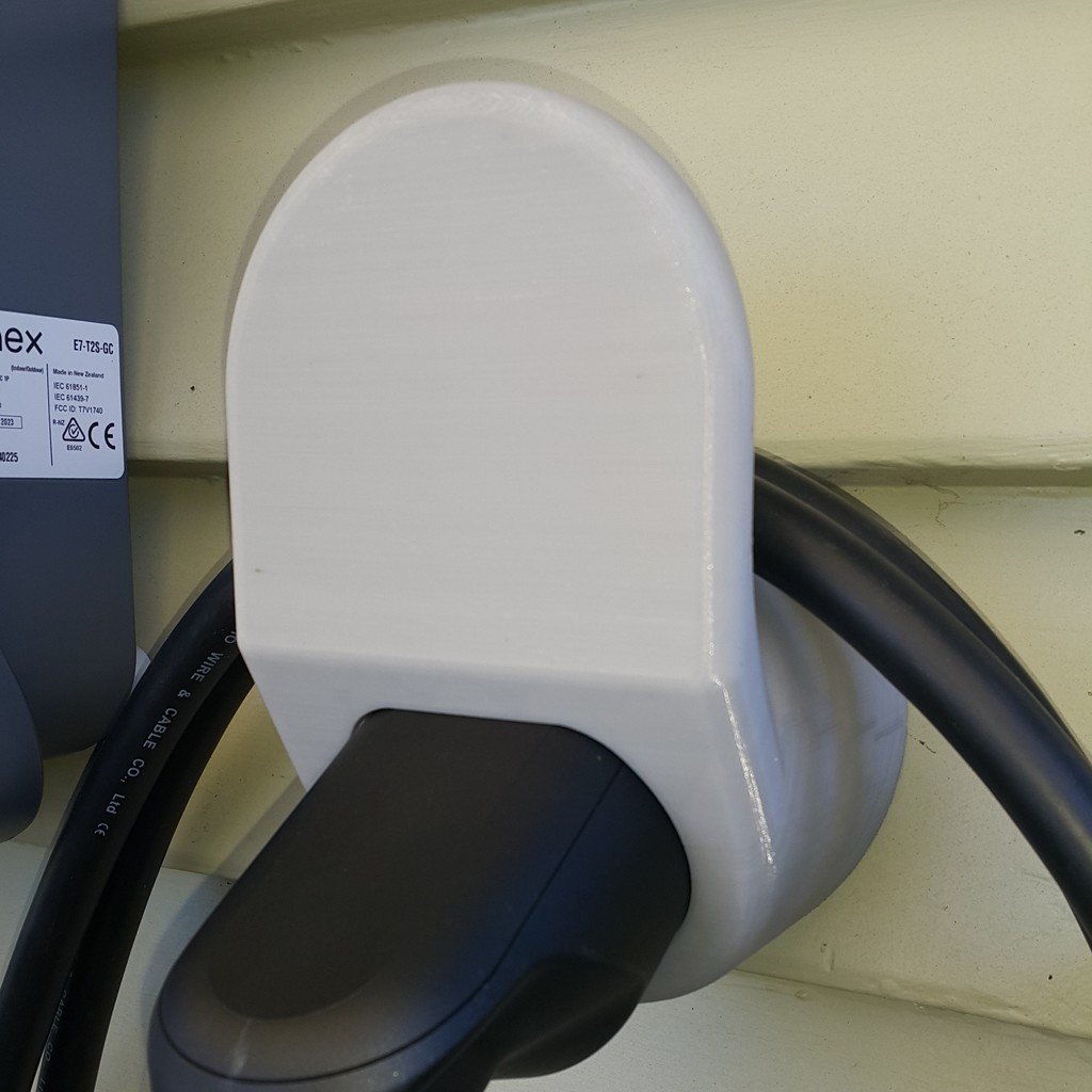 Type 2 EV Prise de chargement et support de câble