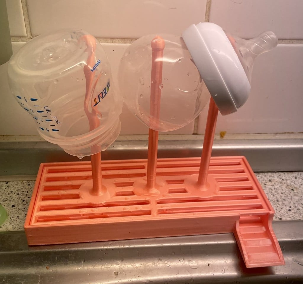 Organisateur d'évier de cuisine fonctionnel avec porte-bouteille