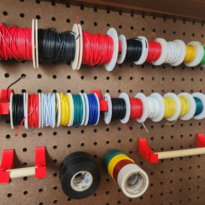 Supports de bobines modulaires pour câbles et fils sur panneau d'outils