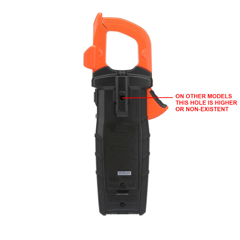Pince de suspension sécurisée pour ampèremètre à pince Klein CL220/CL390