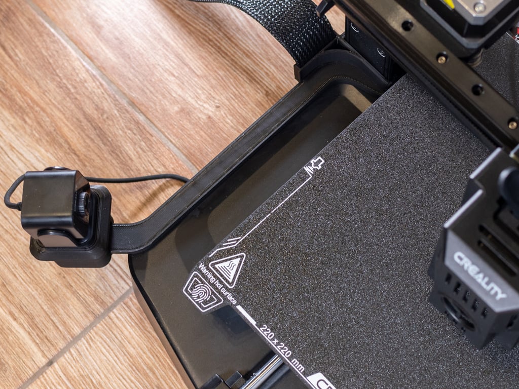 Support de montage gauche pour caméra Nebula avec gestion des câbles pour Ender 3 V3 KE