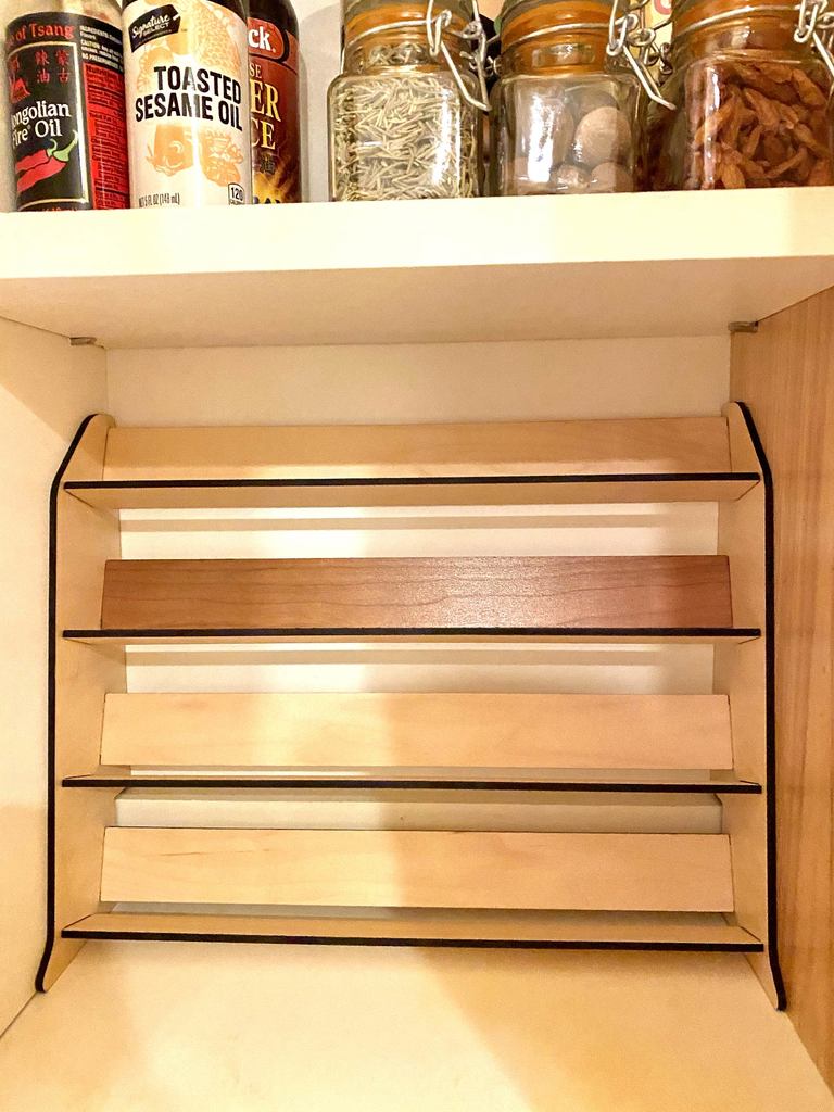 Étagère à épices compacte pour placard