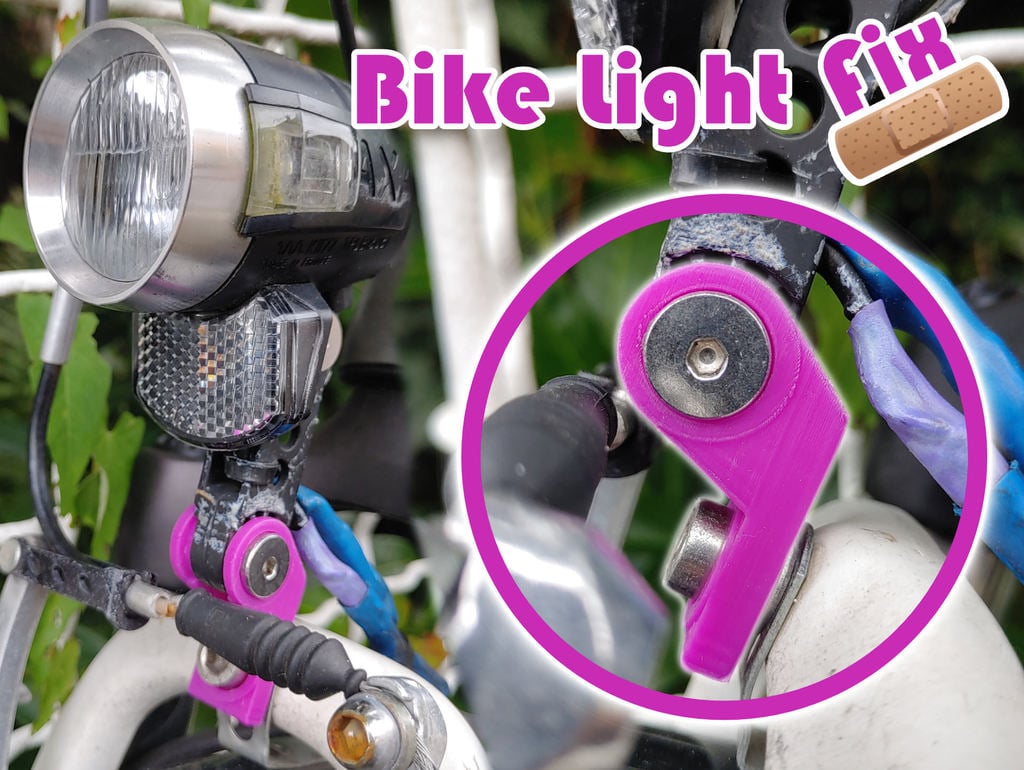 AXA Bike Light Holder - Support d&#39;éclairage de vélo sûr et solide pour LED