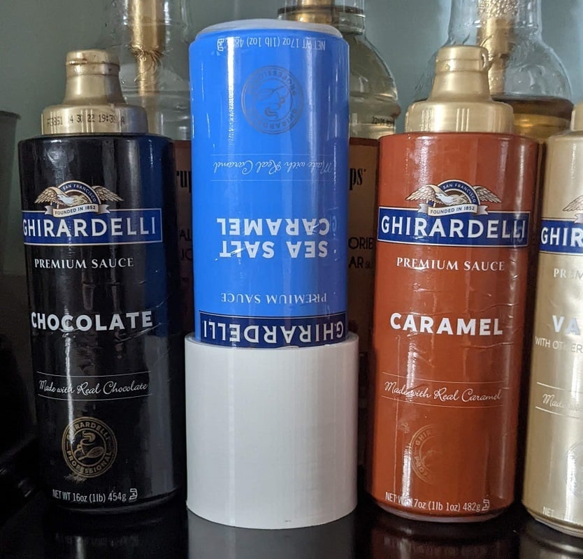 Support de sirop de café pour Ghirardelli (1 bouteille)