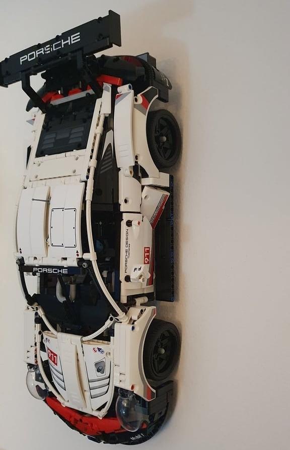 Support mural pour Lego Porsche 42096