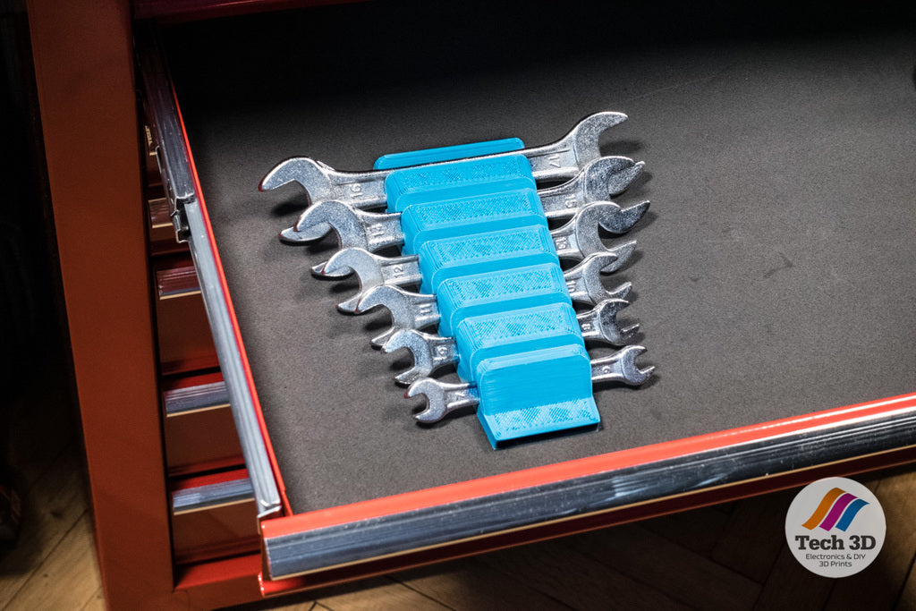 Organisateur de clés compact pour le tiroir à outils