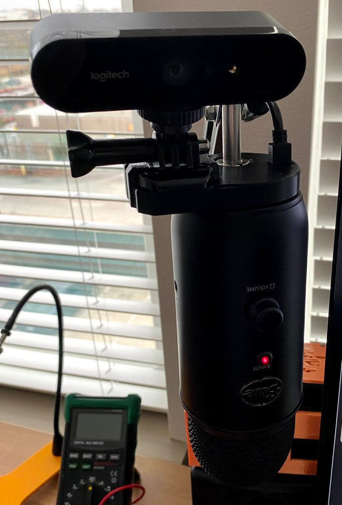 Blue Yeti Microphone et support GoPro/Webcam