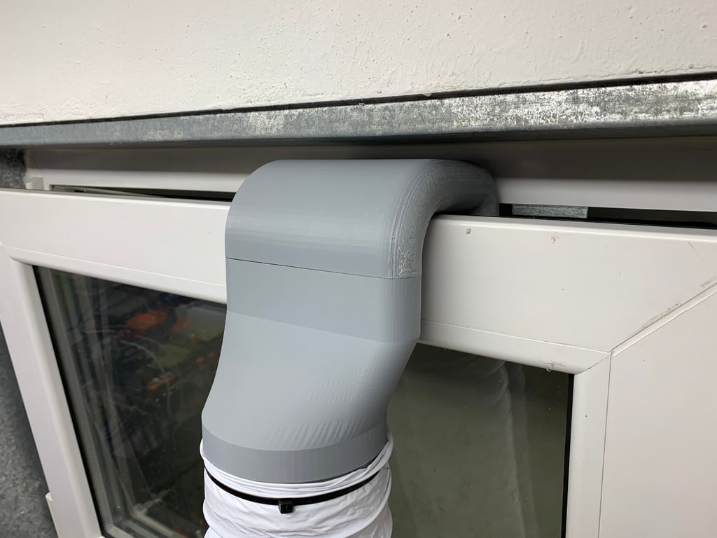Adaptateur d'extraction de fenêtre basculante K40 pour tuyaux de 100 mm