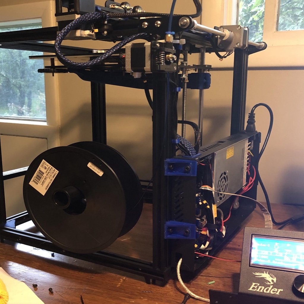 Support de montage arrière Ender 5 pour l'électronique et l'alimentation