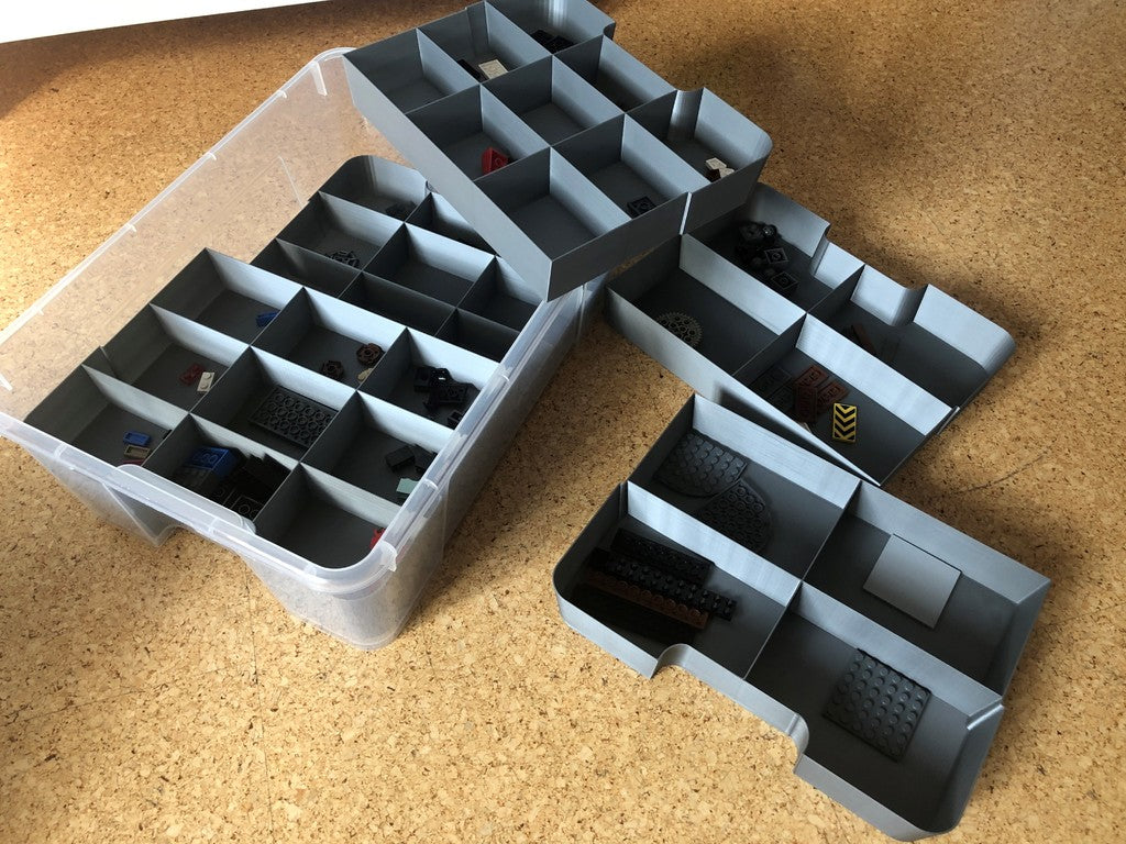 Inserts personnalisés pour les boîtes IKEA Samla (5, 11 et 22 litres)