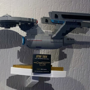 Support mural pour modèles Star Trek BlueBrixx