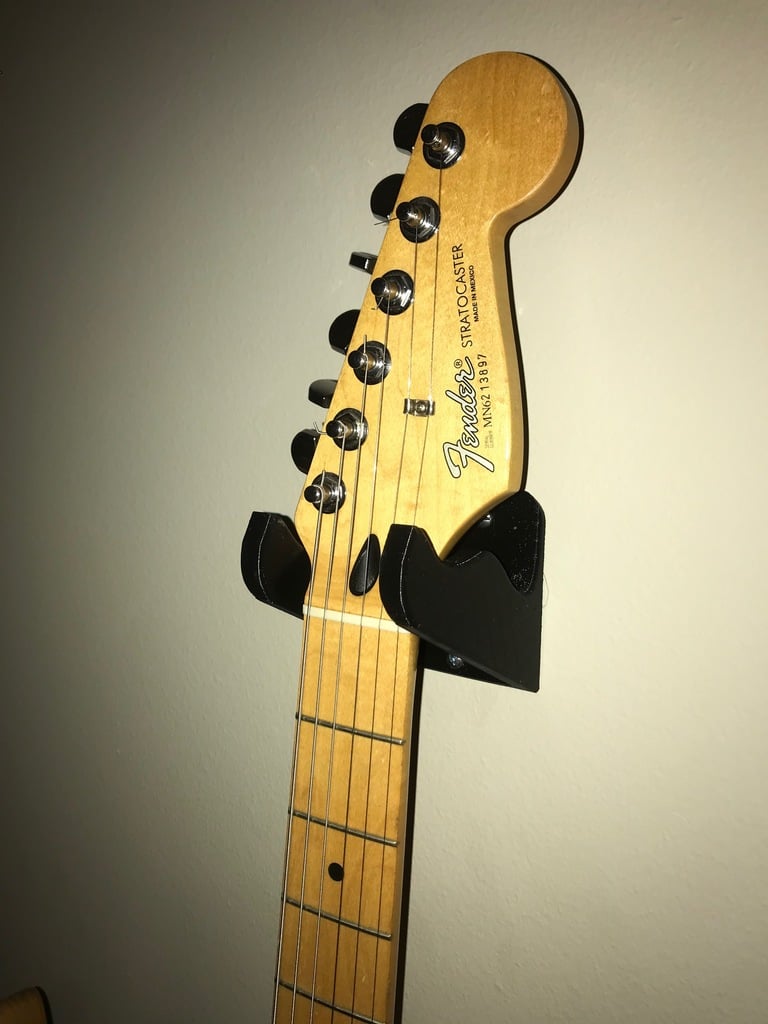 Stærkt vægophæng til guitar og bas