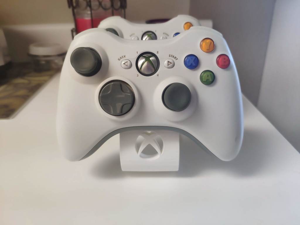 Support double pour manette Xbox 360 avec logo