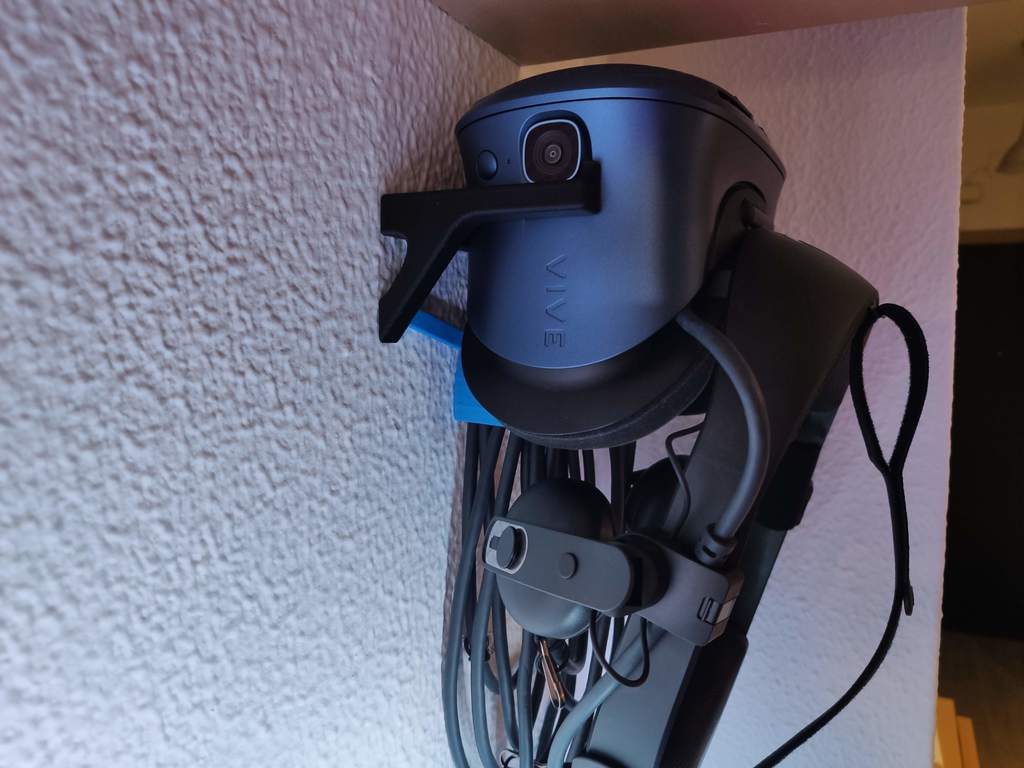 Support mural minimaliste HTC Vive COSMOS avec gestion des câbles