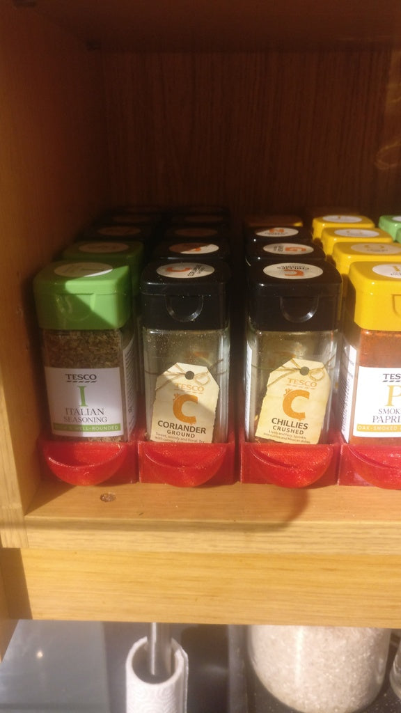 Support de bocaux d'épices pour Tesco Spice Woods