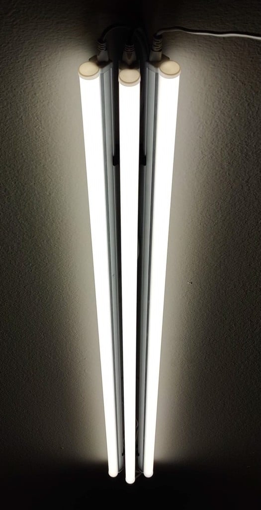 Support de plafond pour trois lampes LED Barrina T5