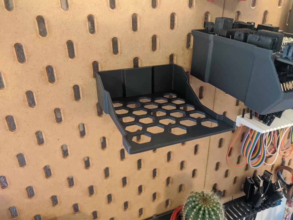 IKEA Skadis Étagère pour boîte empilable