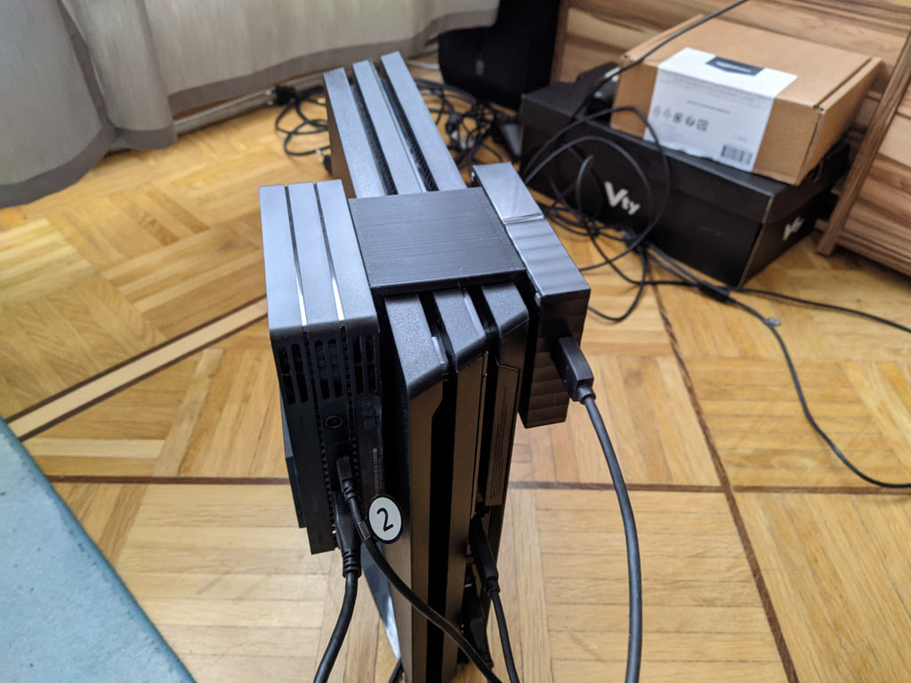 Unité de traitement PS4 Pro PSVR et montage HDD