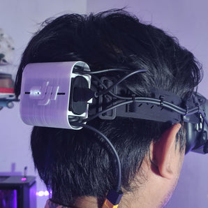 Support de batterie pour lunettes DJI FPV pour sangle avec gestion des câbles