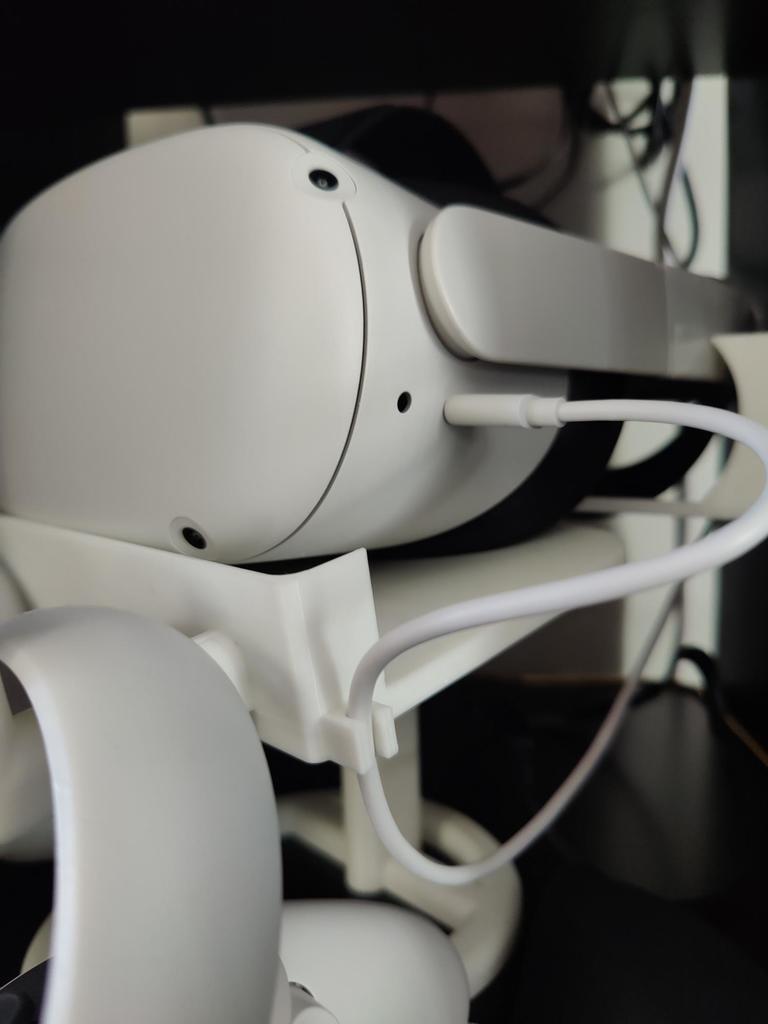 Oculus Quest 2 Support avec Elite Strap et Support de Câble