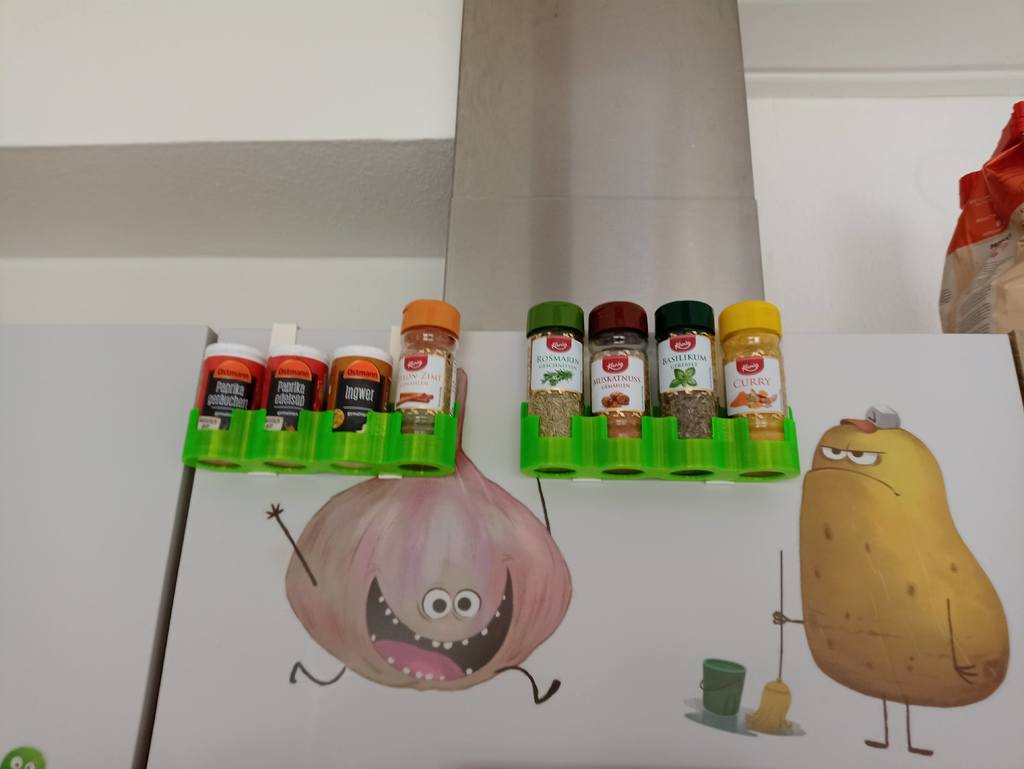 Étagère à épices avec crochets de suspension pratiques