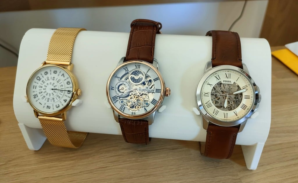 Porte-montre triple pour bureau