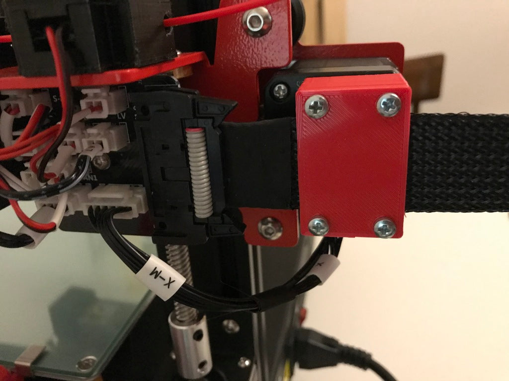 Support de câble Anet ET4 X-Gantry: Stabilise le câble de données