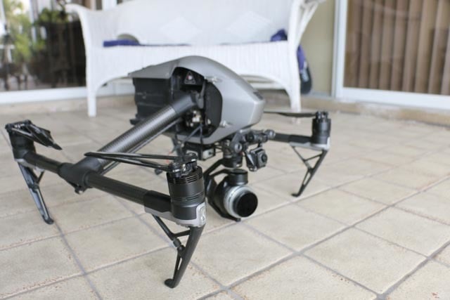 Montage de caméra et d'unité aérienne DJI FPV pour Inspire 2