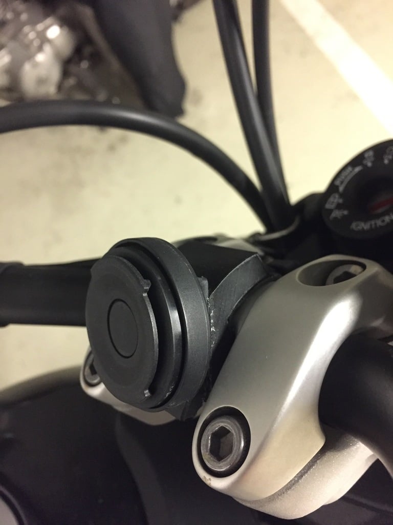 Support de téléphone robuste pour guidon de moto