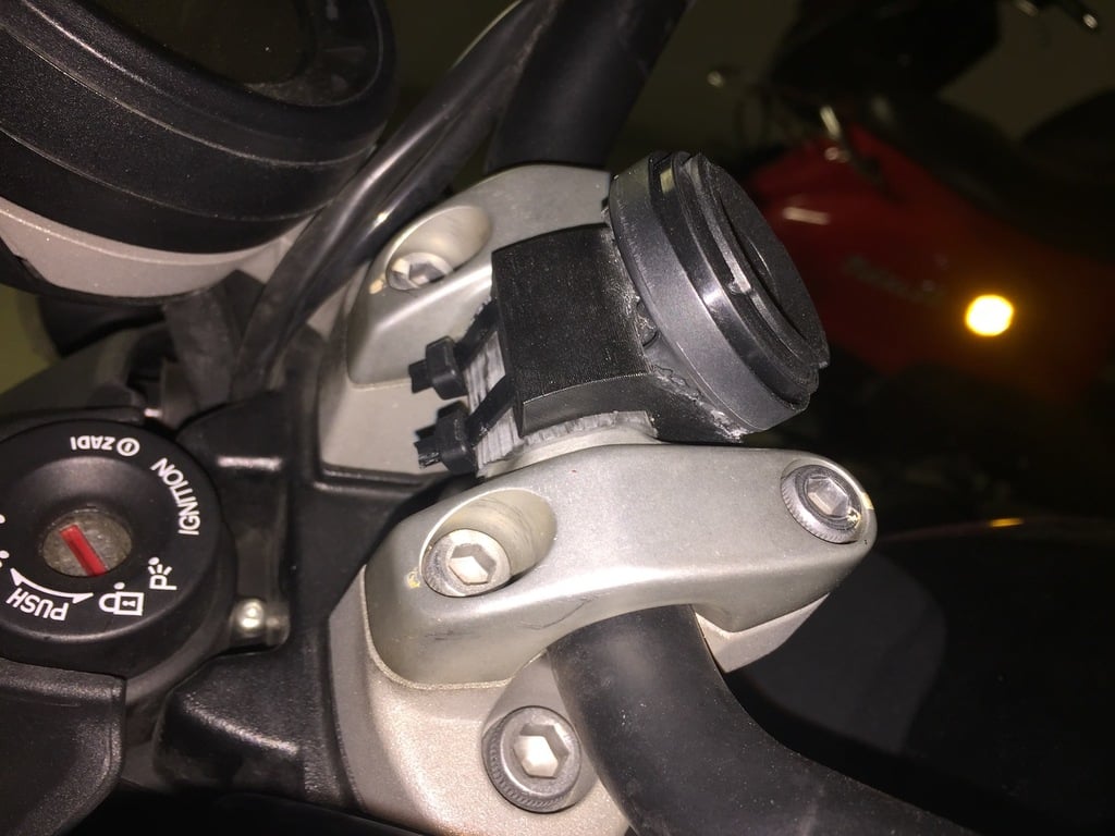 Support de téléphone robuste pour guidon de moto