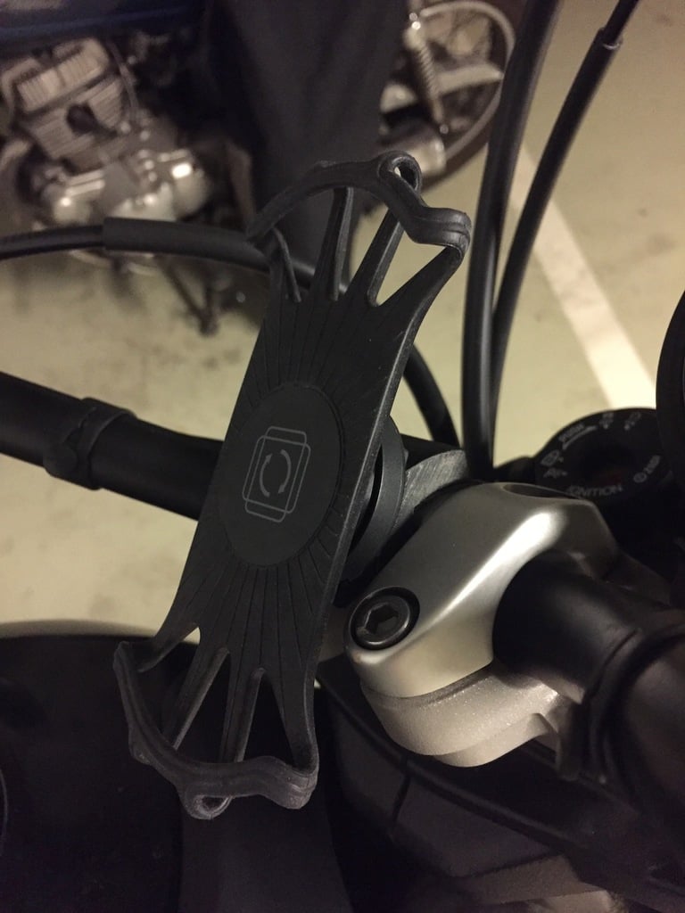 Support de téléphone robuste pour guidon de moto