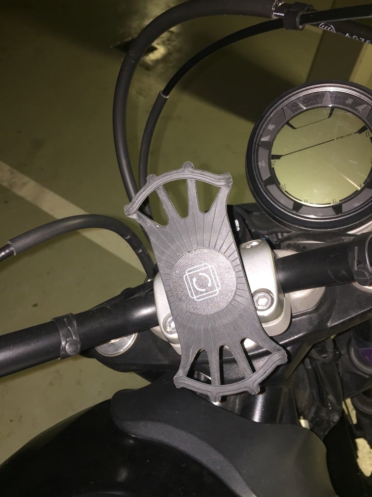 Support de téléphone robuste pour guidon de moto