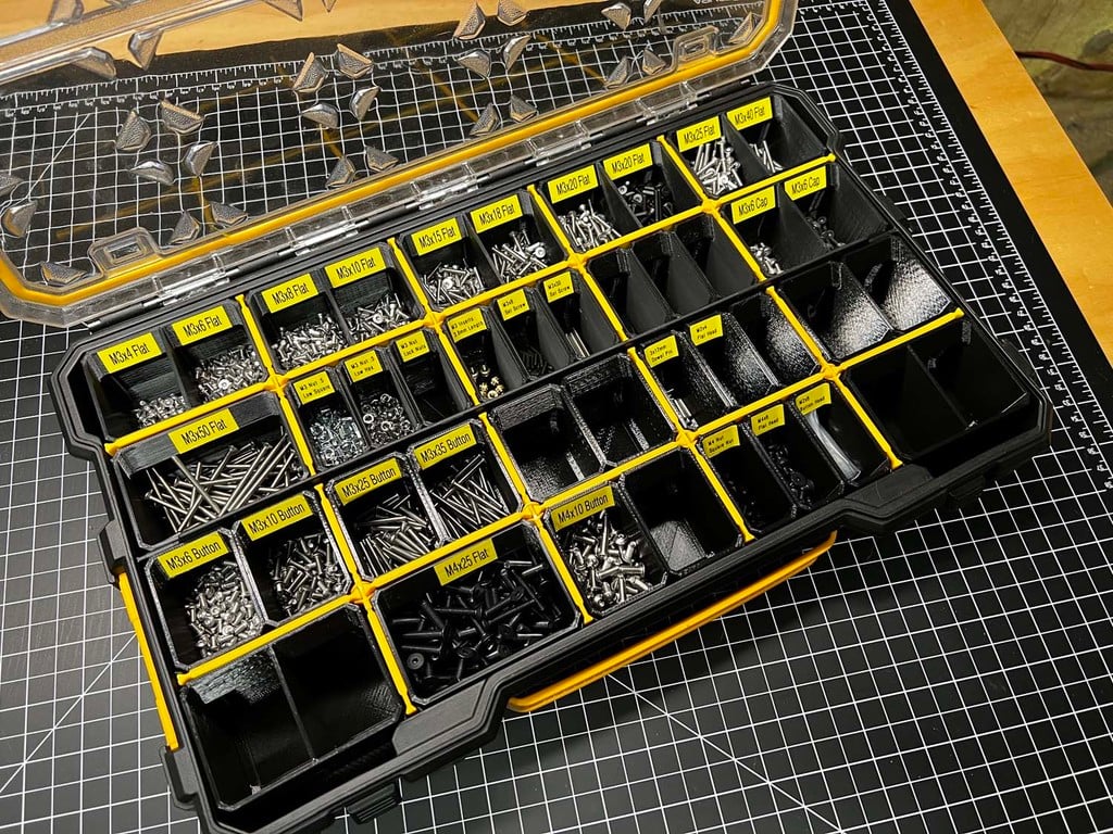 Boîtes d'organisateur modulaires pour petites pièces