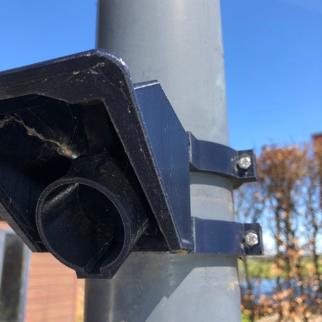 Support de câble de charge Mennekes type 1 pour mur/poteau (poteau de port de voiture de 110 mm)