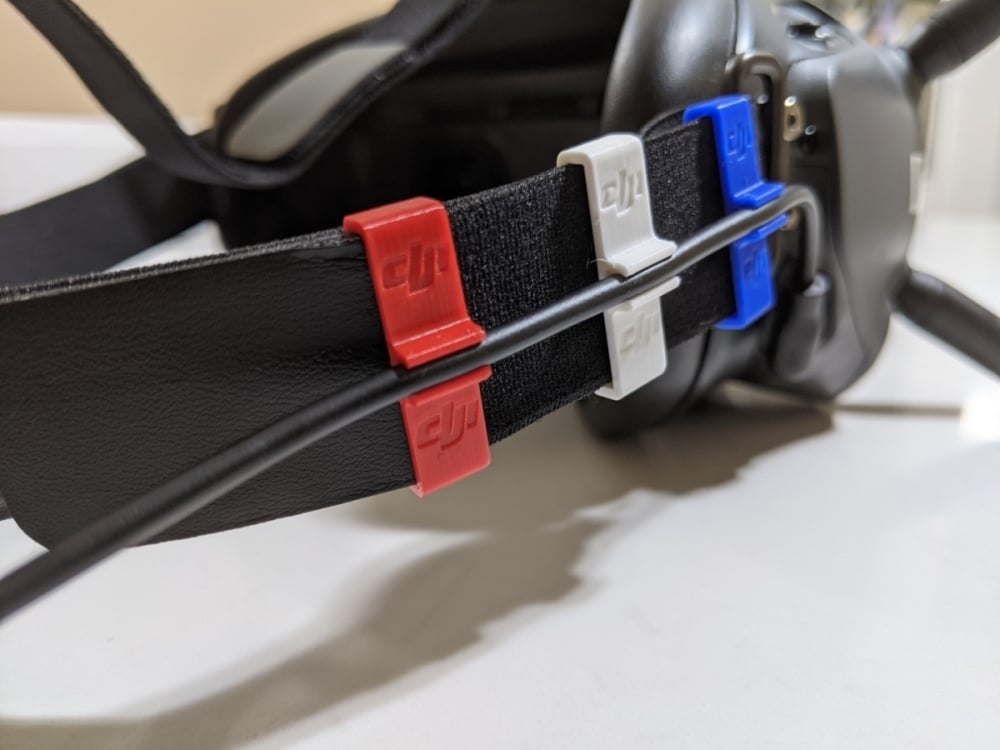 Clip de câble pour lunettes DJI FPV