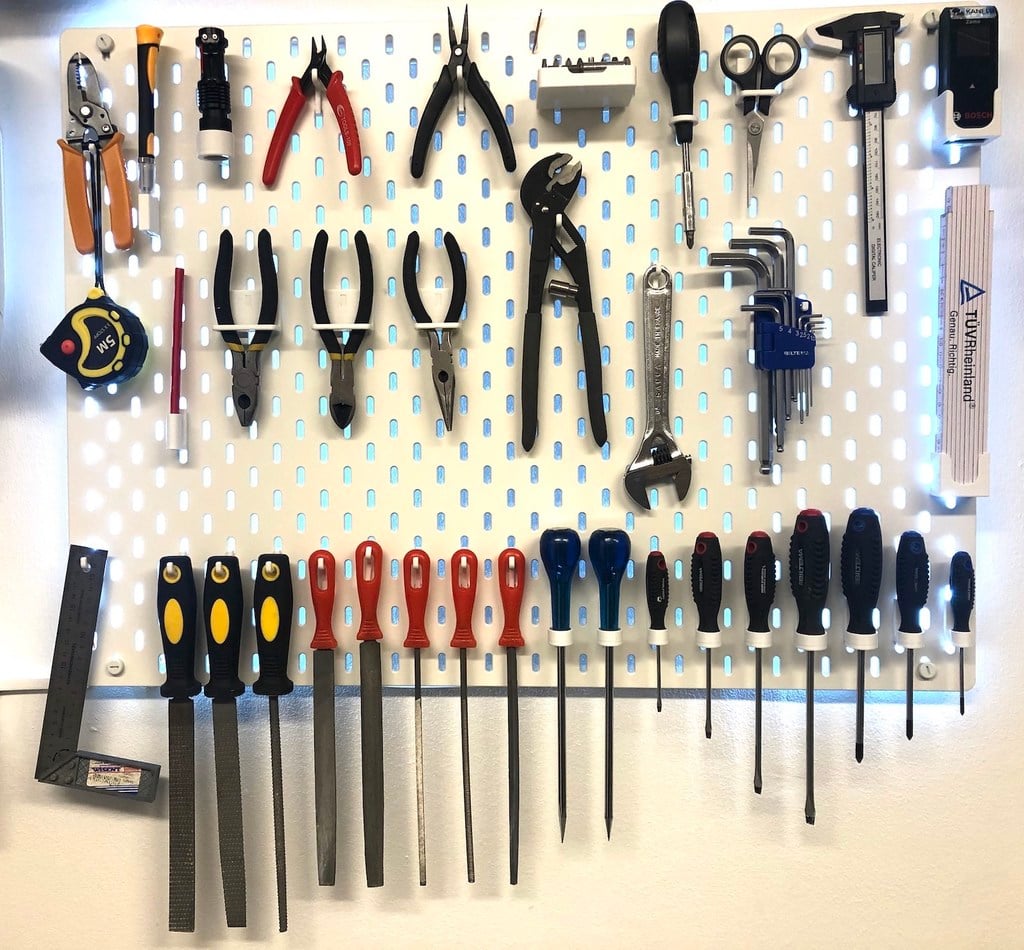 Collection Skådis d'Ikea avec porte-outils