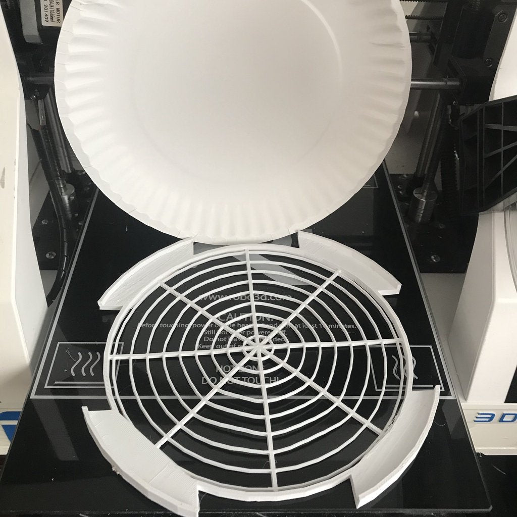 Porte-assiettes en carton