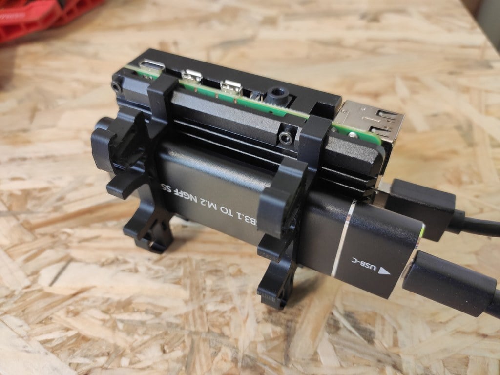 Boîtier en Armour pour Raspberry Pi 4 avec montage sur rail DIN