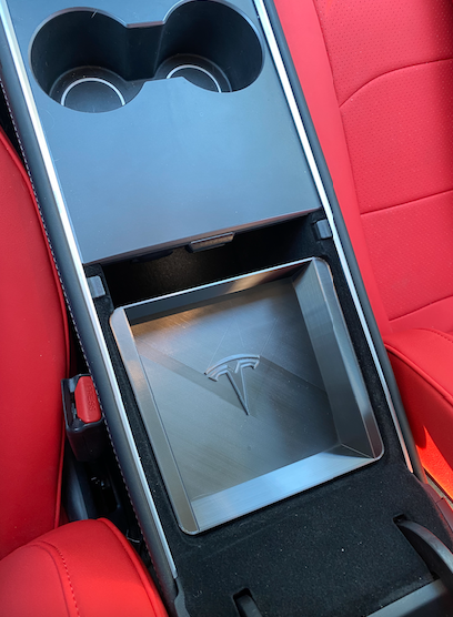 Tesla Model 3 Y 2021 2022 Console centrale arrière Plateau d'accoudoir