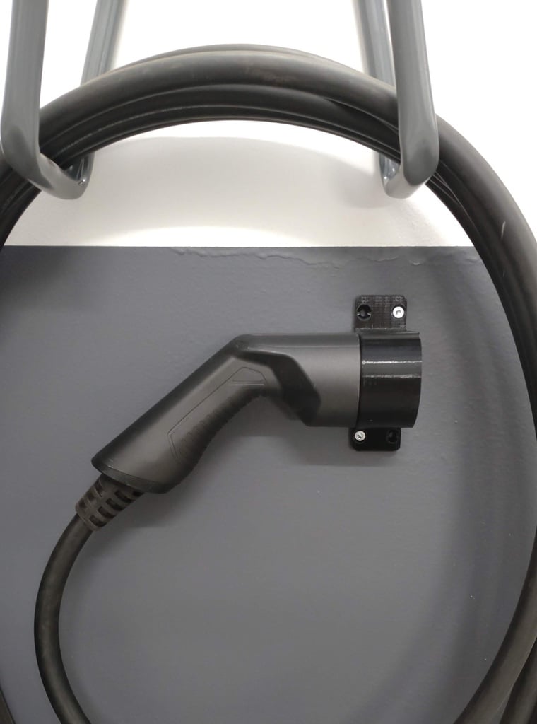 Support pour câble de charge EV type 2