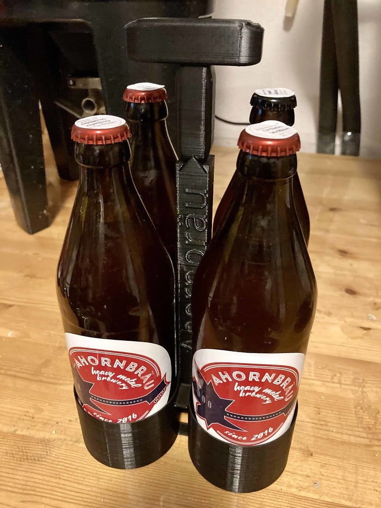 Porte-bière pratique pour 4 bouteilles EURO