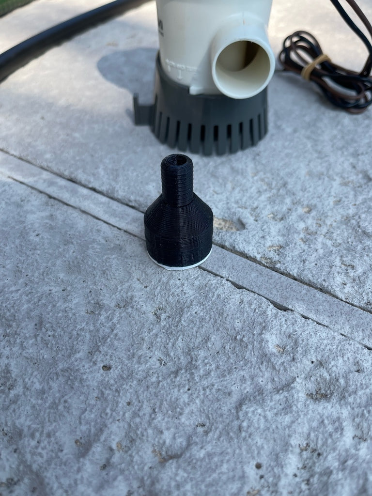Pompe de cale pour dripline 1/2' et adaptateurs NPT