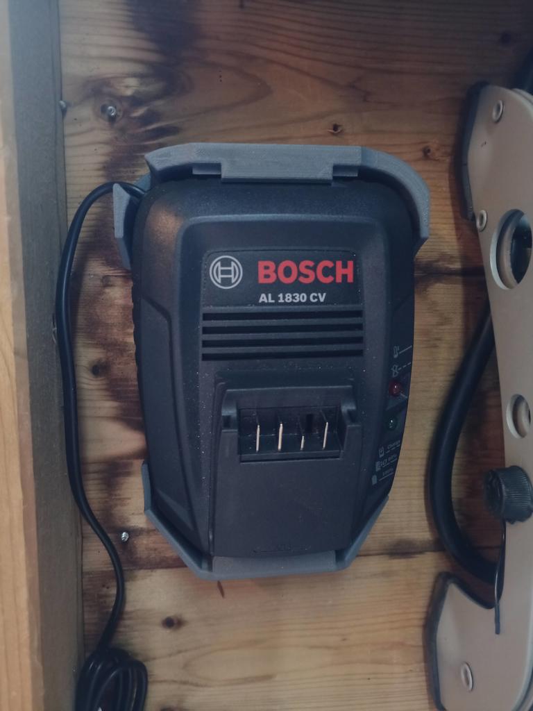 Support mural pour chargeur de batterie Bosch AL18xx
